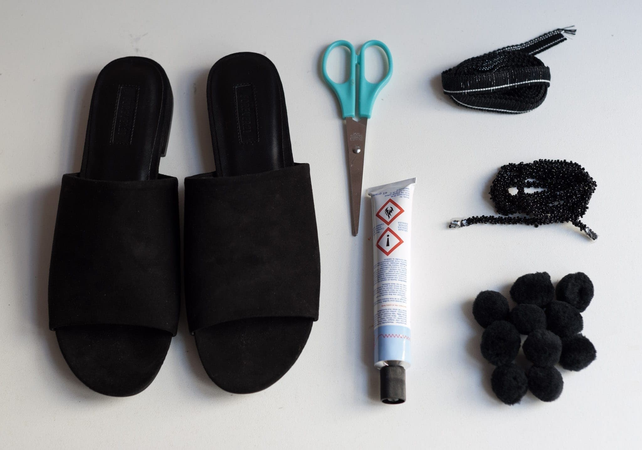 matériel panier pompons