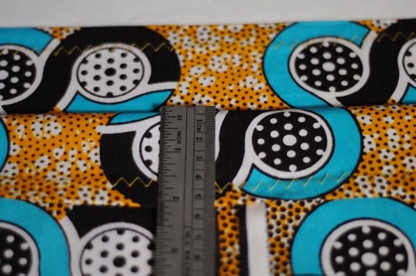Jupe Femme Wax évasion, Taille élastique S/M (40/42), Coton, Fabriquée à Paris