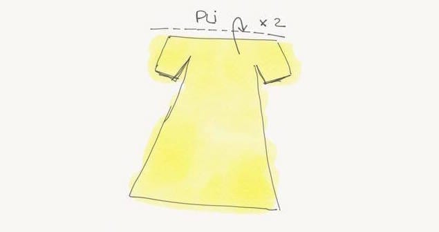 DIY Coudre une robe off-shoulders