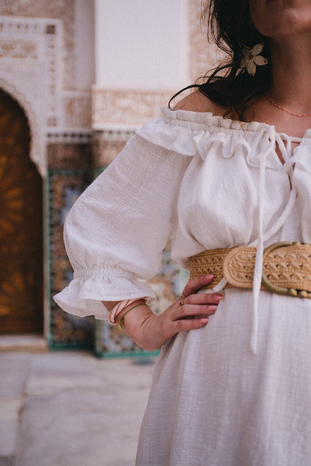 Coudre la robe Nina d'Atelier Bernie en gaze de coton