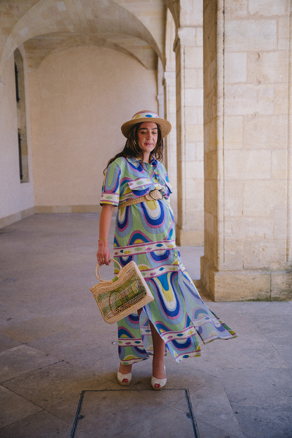 Coudre la robe La Baroudeuse de Française 1 Fois version longue fendue