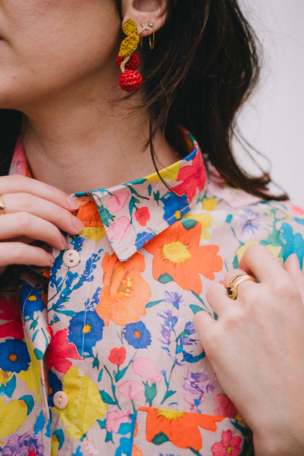 Coudre la chemise Céline de Evelyne Patterns