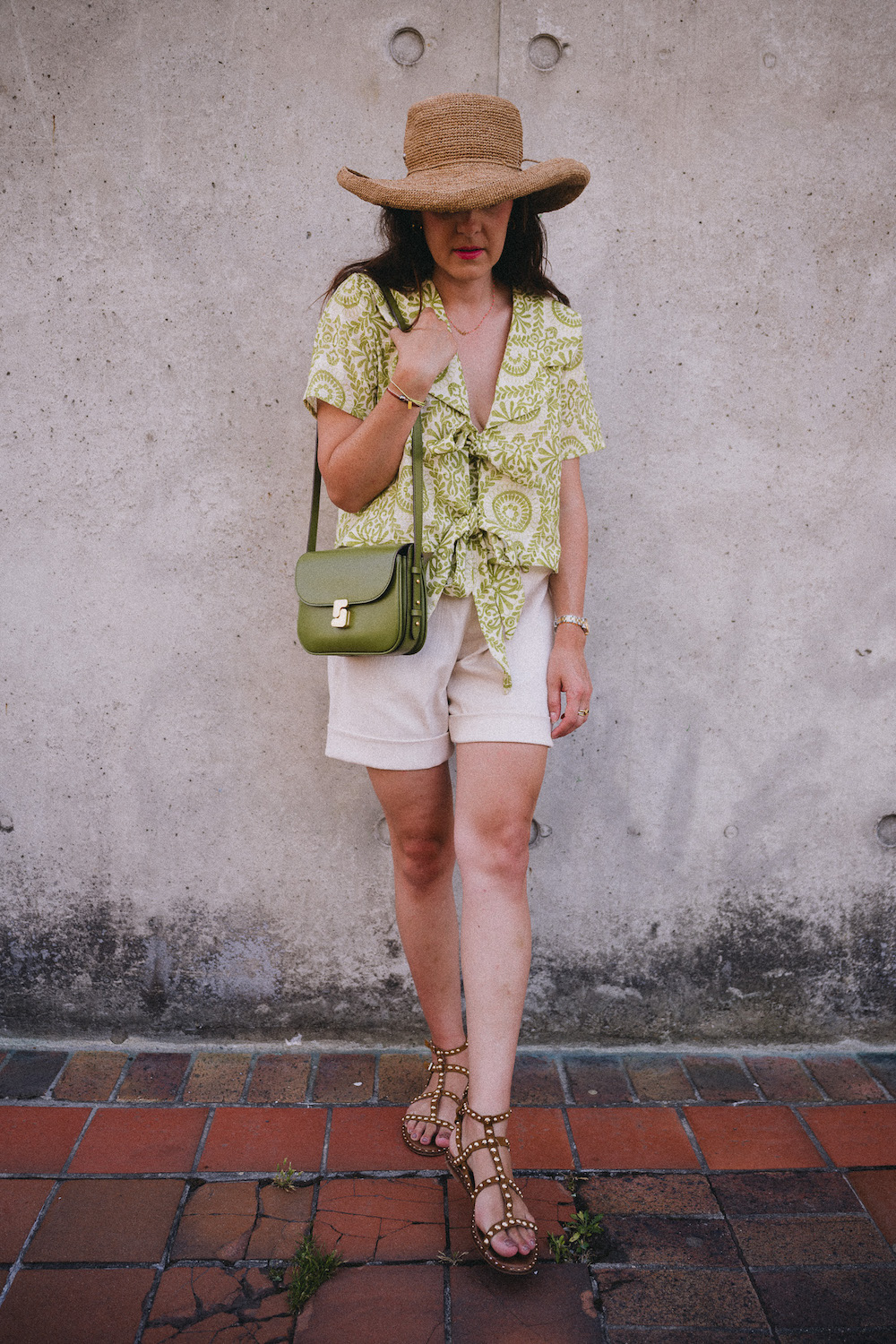 Blouse Rimini d'Atelier Miinsa et short Pomona d'Anna Allen Clothing