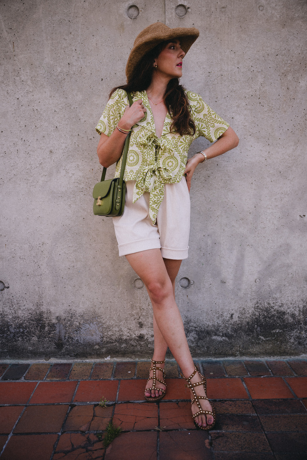 Blouse Rimini d'Atelier Miinsa et short Pomona d'Anna Allen Clothing