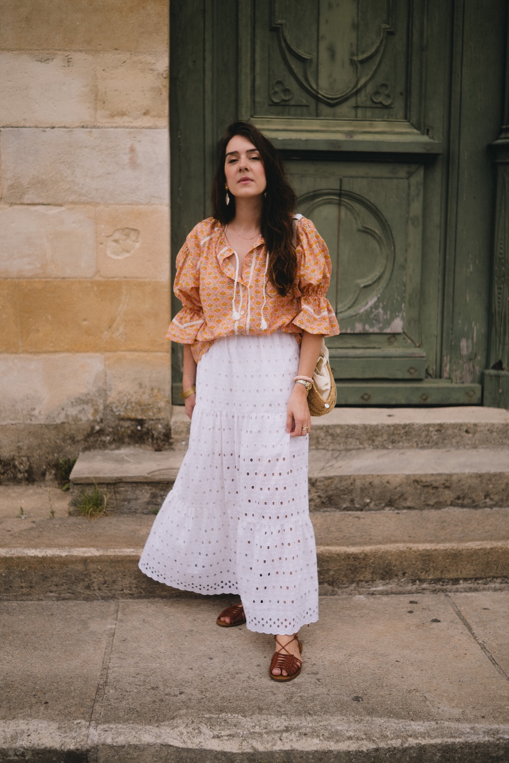 Blouse Owen en coton Shanti de Papa Pique et Maman Coud